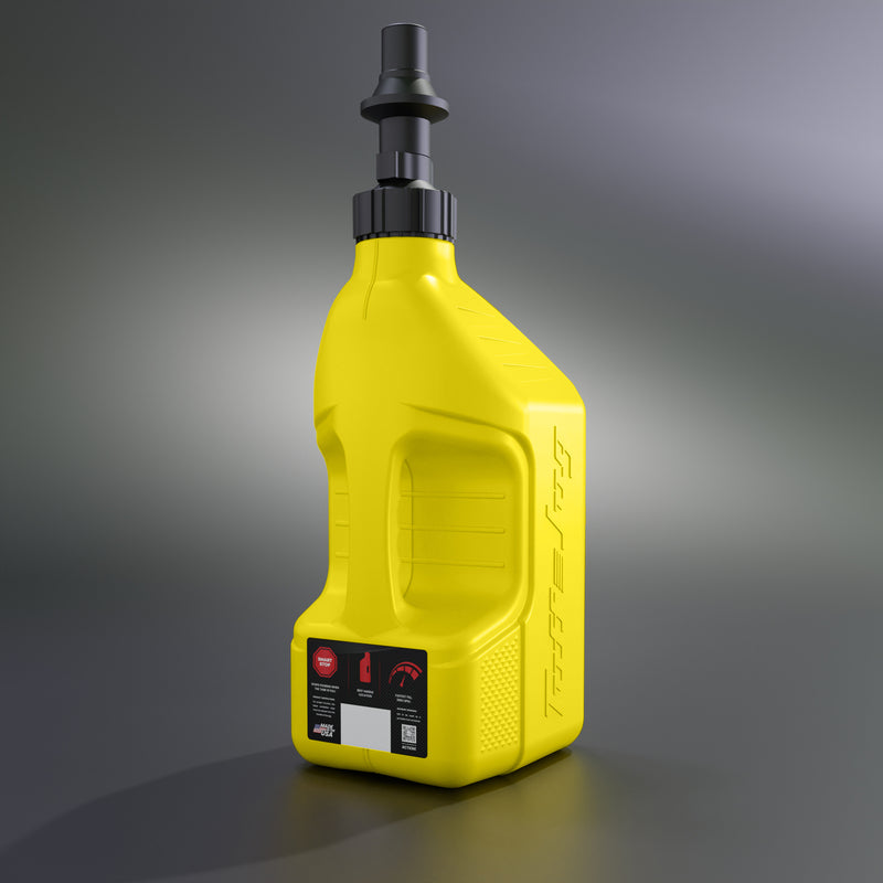 TUFFJ GAS CAN 10L RIPPER CAP G3, YEL/BLK