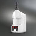 TUFFJ GAS CAN 20L RIPPER CAP G3, WHT/BLK