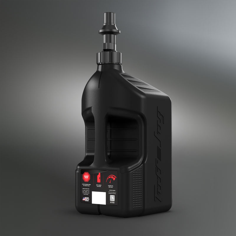 TUFFJ GAS CAN 20L RIPPER CAP G3, BLK/BLK