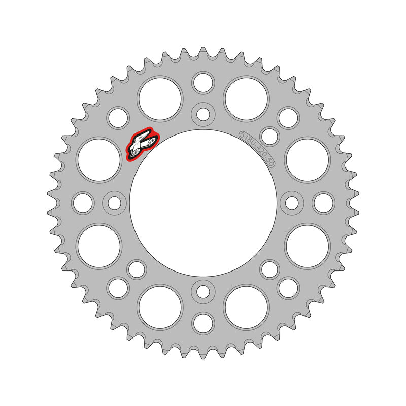 RENTH RR SPROCKET 420 UL SC, 46, SIL