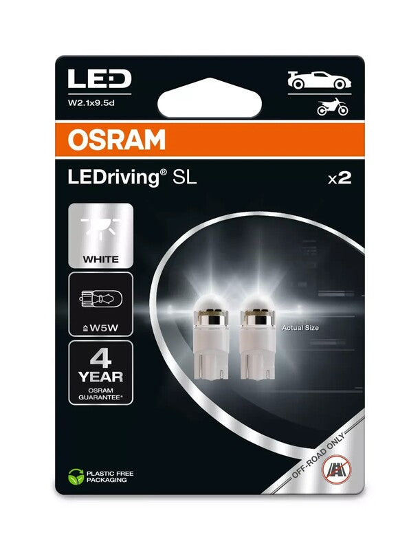 OSRAM BULB LED 12V W5W 6000K PCK 2