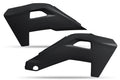 UFO PLASTIC RAD SCOOPS, BLK