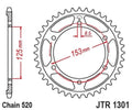 JTSPR RR SPROC 520 STEEL ST 1301, 40, ST