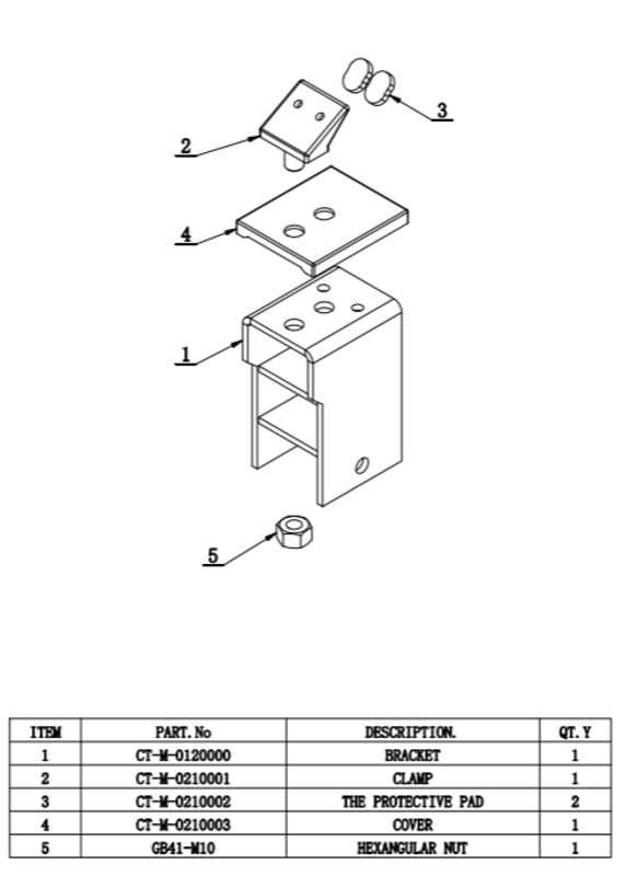 BIHR SPARE PARTS CLAMP ASSEMBLY