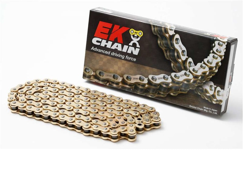EK CHAIN 420SH CLIP, GLD/GLD, 130