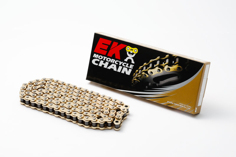 EK CHAIN 428SHDR CLIP, 120, GLD/GLD