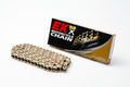 EK CHAIN 428SHDR CLIP, 128, GLD/GLD