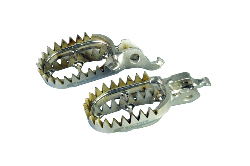 SCAR FOOT PEGS TITANE GRIPPER