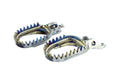 SCAR FOOT PEGS TITANE ANTI MUD