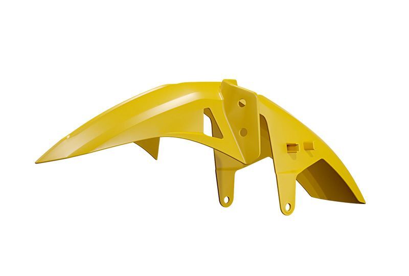 RTECH PLASTIC LOW FRONT FENDER, YEL