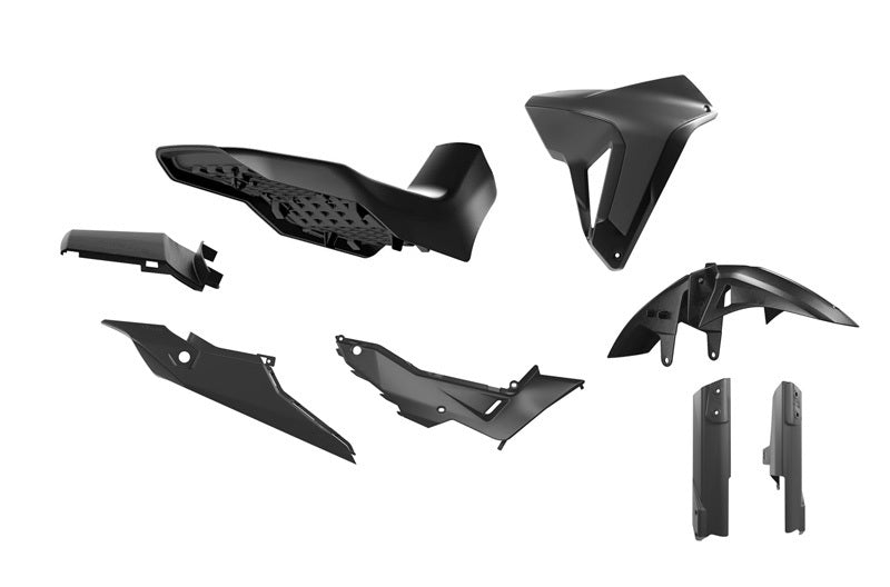 RTECH PLASTIC KIT REVOLUTION, BLK/BLK