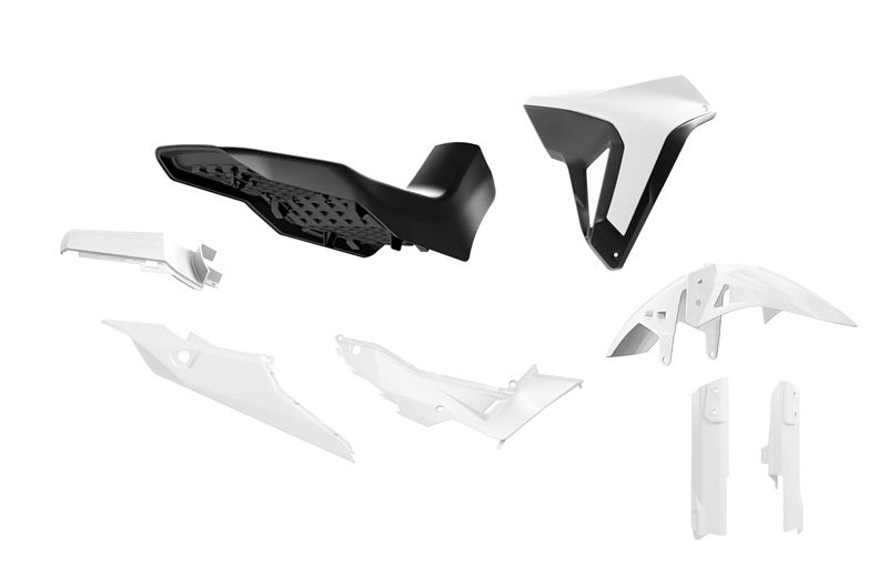 RTECH PLASTIC KIT REVOLUTION, WHT/BLK