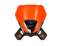 RTECH HEADLIGHT V-FACE 2.0 LED, ORG/BLK