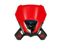 RTECH HEADLIGHT V-FACE 2.0 LED, RED/BLK