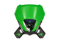 RTECH HEADLIGHT V-FACE 2.0 LED, GRN/BLK