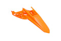 RTECH PLASTIC REAR FENDER , ORG/BLK