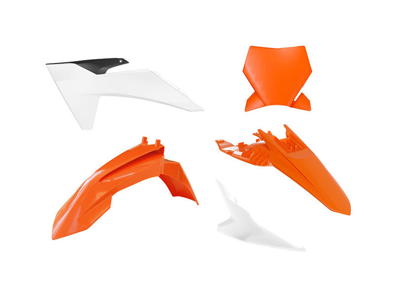 RTECH PLASTIC KIT 6 PCS, ORG/WHT