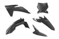 RTECH PLASTIC KIT 6 PCS, BLK/BLK