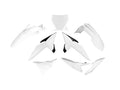 RTECH PLASTIC KIT 6 PCS, WHT/BLK