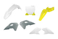 PLASTIC KIT 6 PCS, WHT/YEL