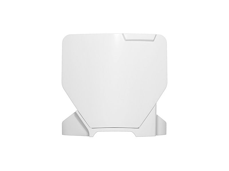 RTECH FRONT NUMBERPLATE, WHT/WHT