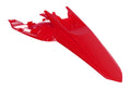 RTECH PLASTIC REAR FENDER, RED