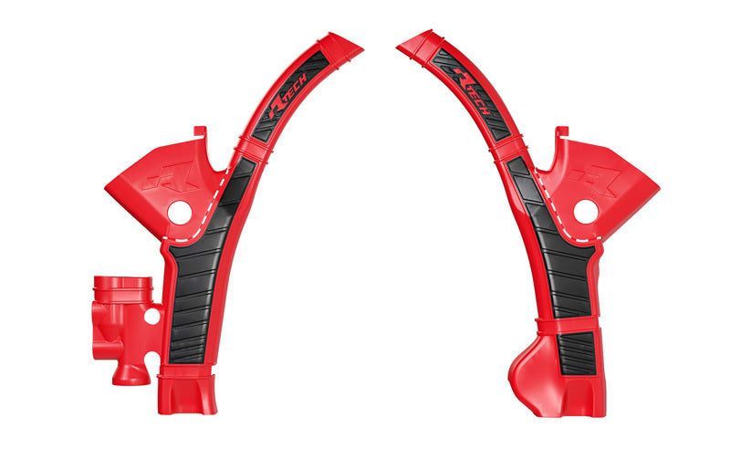 RTECH PLASTIC FRAME PROTECTORS , RED/BLK