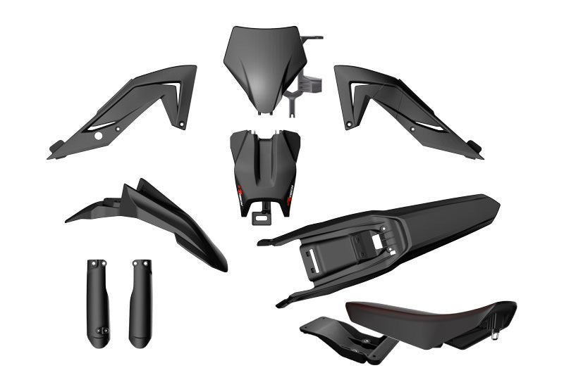 RTECH PLASTIC KIT T7 REVOLUTION, BLK