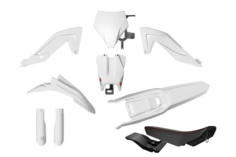 RTECH PLASTIC KIT T7 REVOLUTION, WHT