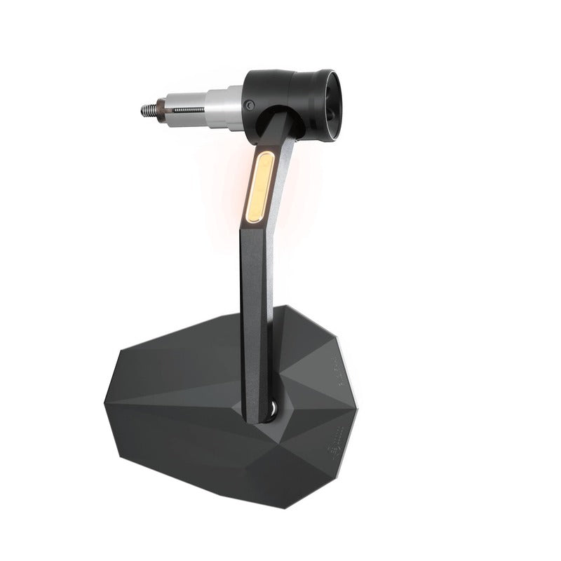 HIGHS STEALTH-X7 BAR END MIR W FLASHER