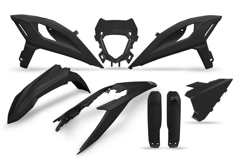 UFO PLASTIC KIT FULL, BLK/BLK