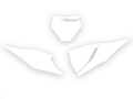 BBIRD PRE CUT NUMBER PLATE, WHT
