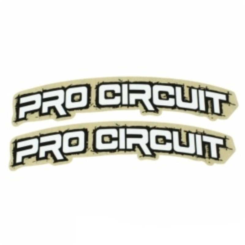 PROCI FENDER DECAL WHITE, WHT
