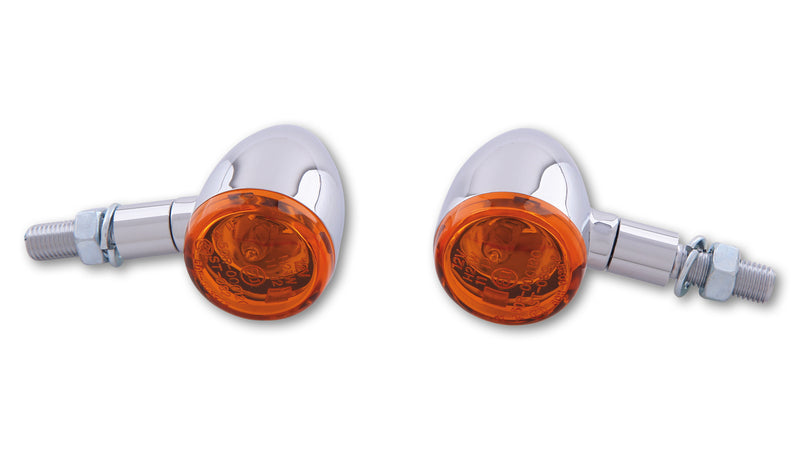 HIGHS FLASHER BULLET LIGHT CHROME ALU