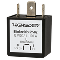 HIGHS FLASHER RELAY SY-02 12V 1-100 W