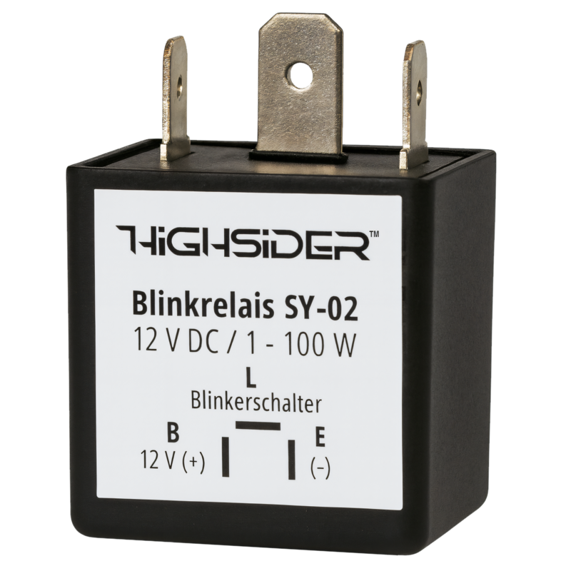 HIGHS FLASHER RELAY SY-02 12V 1-100 W