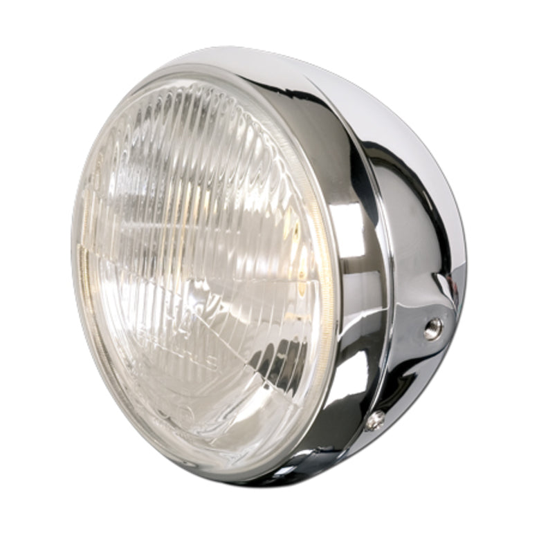 HIGHS BRITISH-STYLE HEADLIGHT 7INCH, CHR