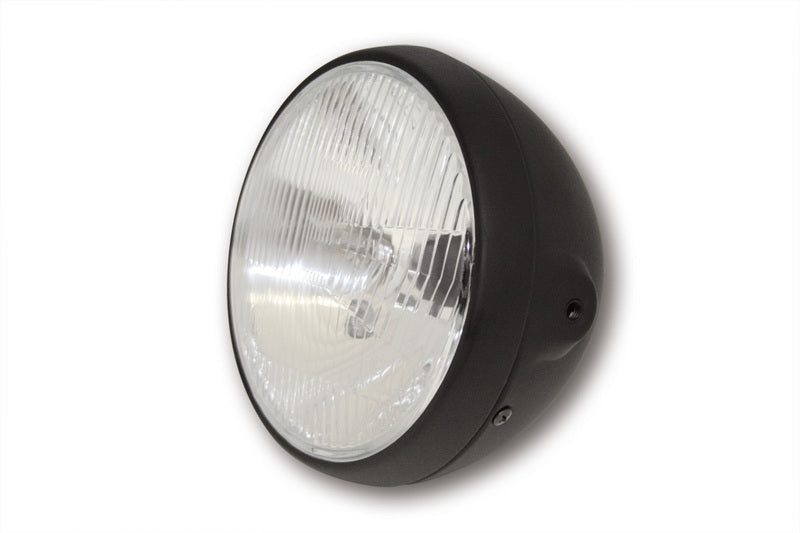 HIGHS BRITISH-STYLE HEADLIGHT 7INCH, BLK
