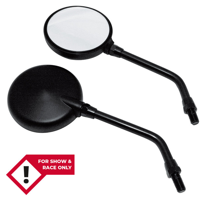 HIGHS MINI BAR MIR ROUND ADJ BLK NO ECE