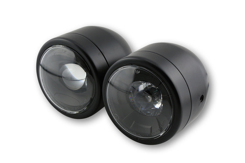 HIGHS LED HEADLIGHT TWIN, SIDE M, BLK
