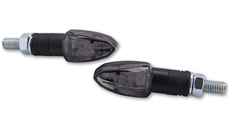 HIGHS LED WINKER LIZZARD, SMK LENS, BLK