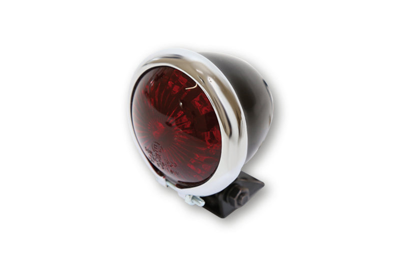 HIGHS LED TAILLIGHT BATES BLK-CHR RED