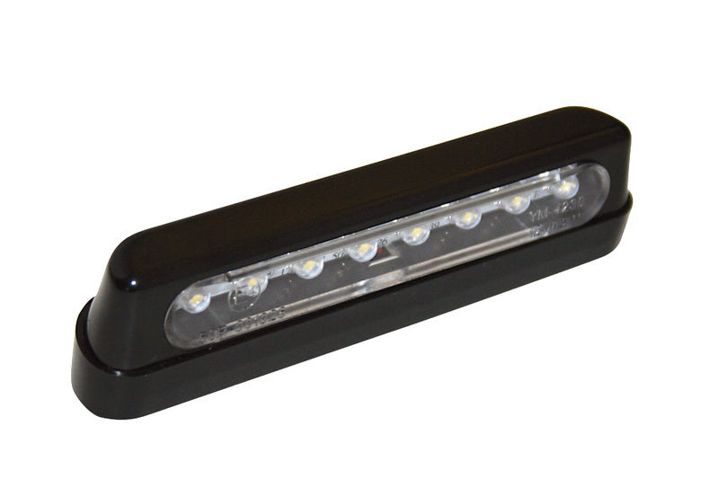 HIGHS LED-LICENSE LIGHT ABS BLK LONG E