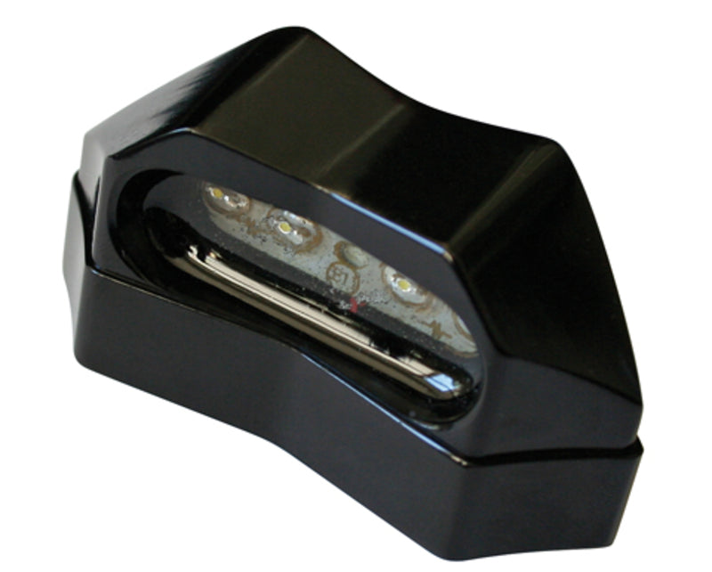 HIGHS LED LICENSE LIGHT ALU BLK E
