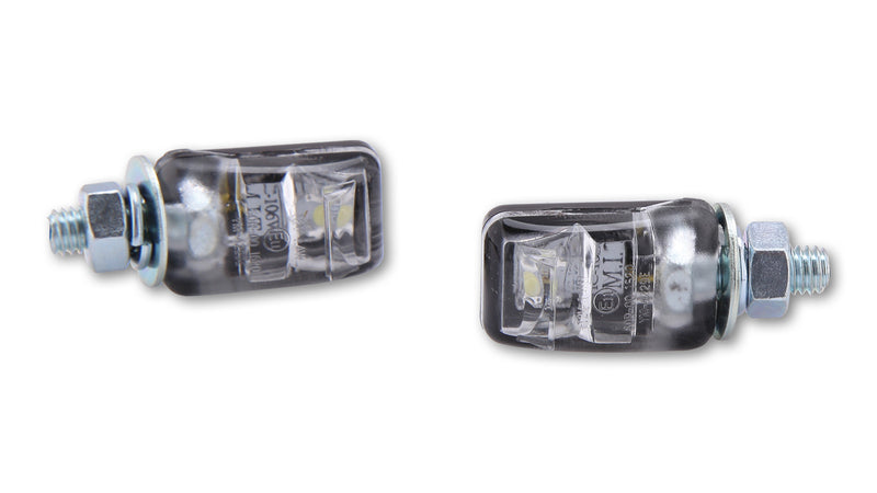 HIGHS LED LICENSE LIGHT PICCO BLK PAIR