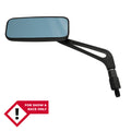 HIGHS MIRROR ALU BLUE GLASS PAIR, BLK