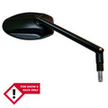 HIGHS MIRROR FERRARA, ADJ.STEM, BLK