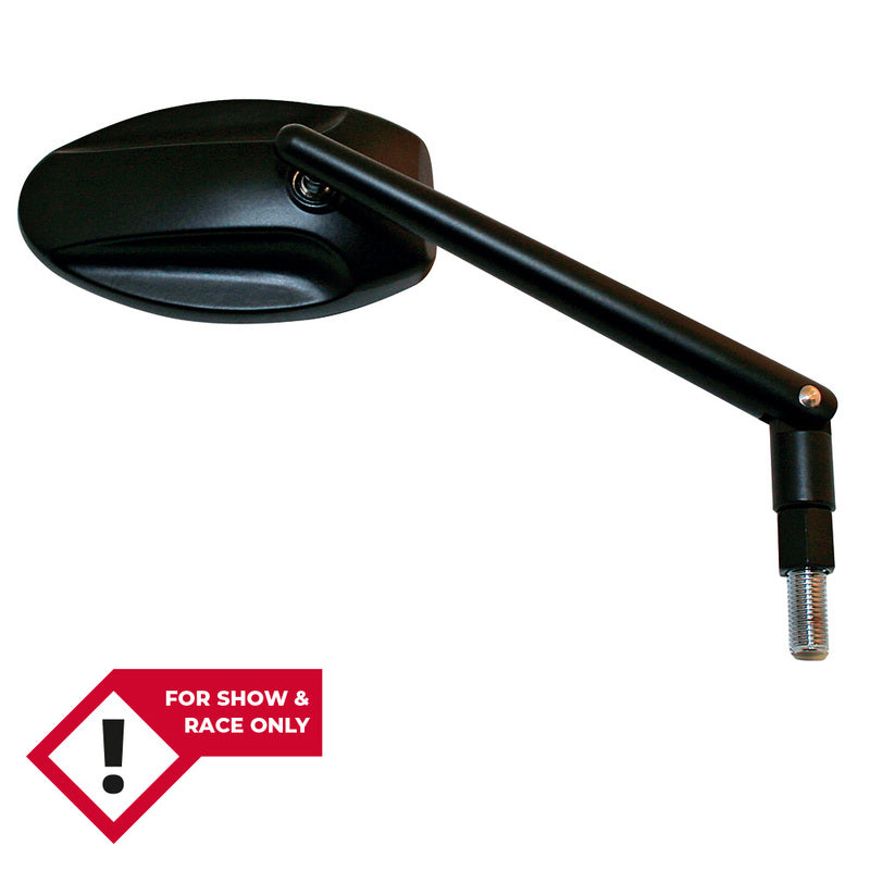 HIGHS MIRROR FERRARA, ADJ.STEM, BLK