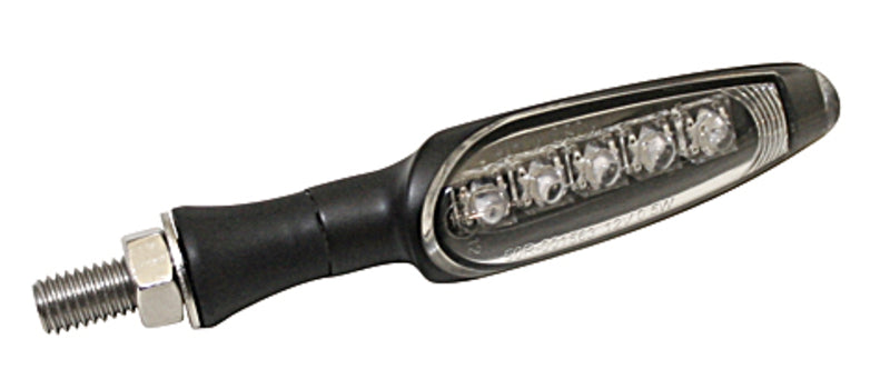 KOSO LED FLASH MATT BLK E PC