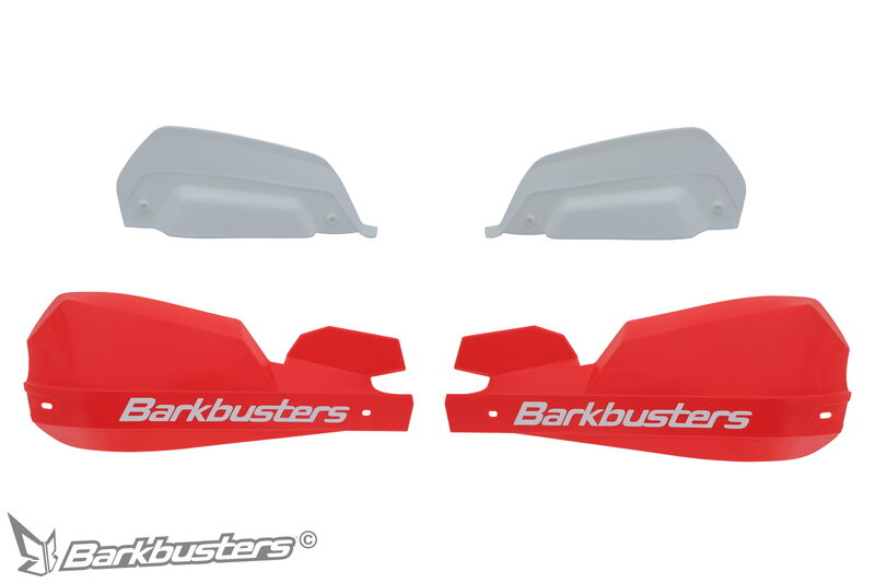 BARKB HANDGUARD VPS SHELL, RED/WHT